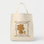 Theetijd van Little Beer Tote Bag (Voorkant)