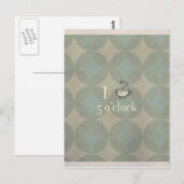 theetijd - vijf uur briefkaart (Voorkant / Achterkant)