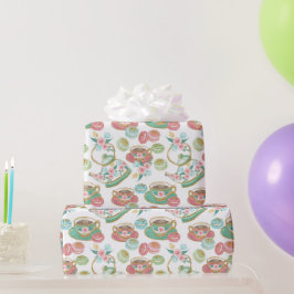 Theetijdpatroon Cadeaupapier