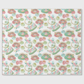 Theetijdpatroon Cadeaupapier (Vlak)