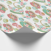 Theetijdpatroon Cadeaupapier (Hoek)