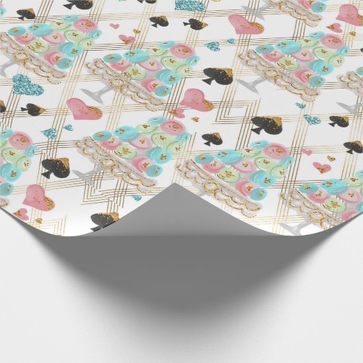 Theetijdpatroon Cadeaupapier (Hoek)