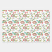 Theetijdpatroon Inpakpapier Vel (Voorkant)