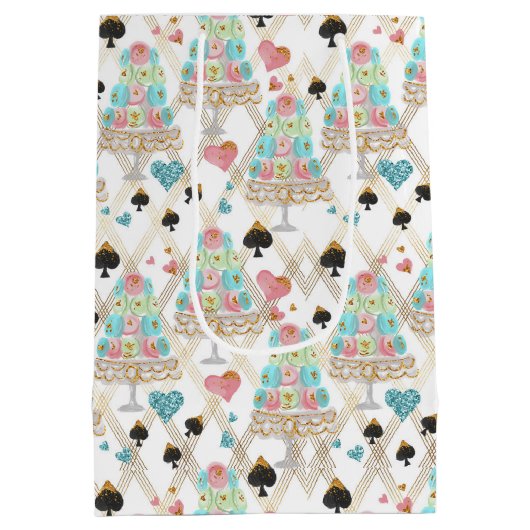 Theetijdpatroon Medium Cadeauzakje (Achterkant)