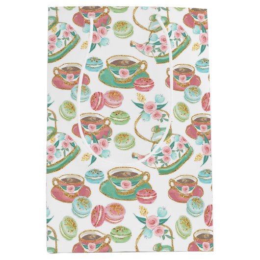 Theetijdpatroon Medium Cadeauzakje (Voorkant)