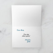 Theetpot met thee voor Moederdag Kaart (Binnen)