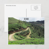theetrails sri lanka briefkaart (Voorkant / Achterkant)