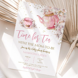 Theetuin Baby Shower met Wilde Bloemen Kaart