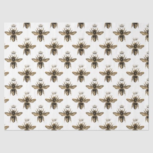 Theetuin Bij Serie Design 13 Tissuepapier (Voorkant)