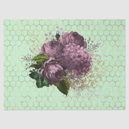 Theetuin Bij Serie Design 32 Tissuepapier (Voorkant)