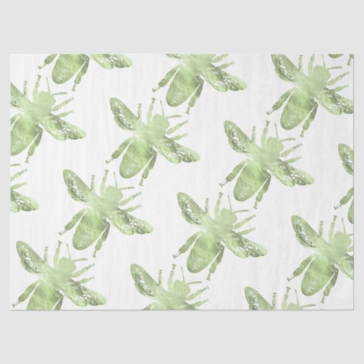 Theetuin Bij Serie Design 50 Tissuepapier (Voorkant)