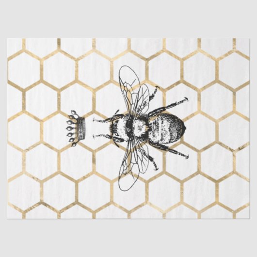 Theetuin Bij Serie Design 55 Tissuepapier (Voorkant)