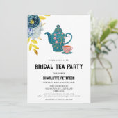 Theetuin Bruiloft Feest  Kaart (Staand voorkant)