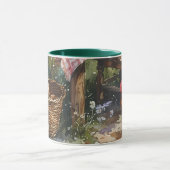 Theetuin Waterverf Ochtend in Cottage Stijl Mok (Midden)
