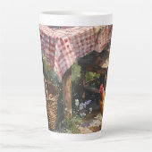 Theetuin Waterverf Ochtend Latte Mok (Voorkant)