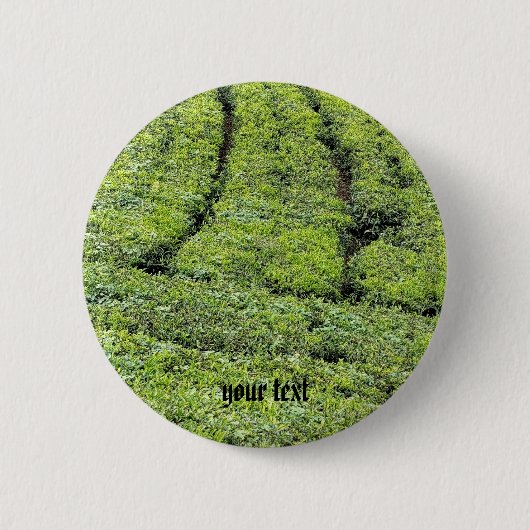 Theetuinen van Munnar op Ronde Button 5,7 Cm (Voorkant)