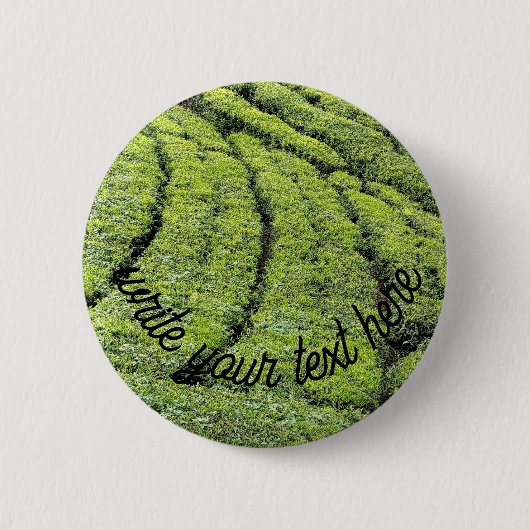 Theetuinen van Munnar op Ronde Button 5,7 Cm (Voorkant)