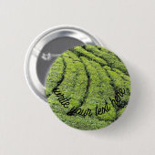 Theetuinen van Munnar op Ronde Button 5,7 Cm (Voorkant /achterkant)