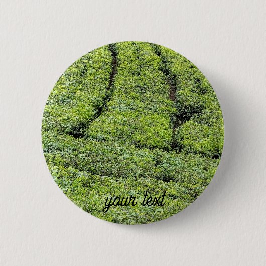 Theetuinen van Munnar op Ronde Button 5,7 Cm (Voorkant)