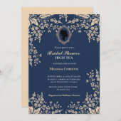 theetuinfeestje, mooie zachte pastel  kaart (Voorkant / Achterkant)