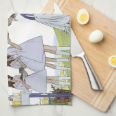 Theetuinfeestje Theedoek (Quarter Fold)