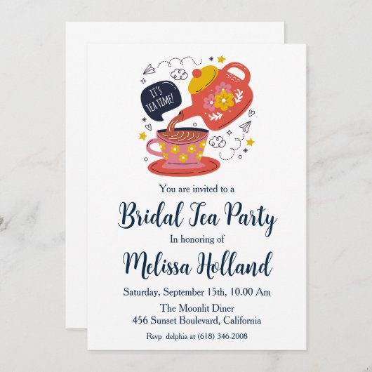 theeuwfeest in botanische tuin bruidsfeest kaart (Voorkant / Achterkant)