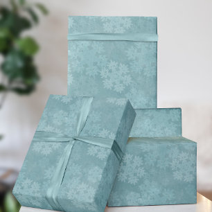 Theeuwige Sneeuwvlok Patroon Kerst Winter Vakantie Cadeaupapier