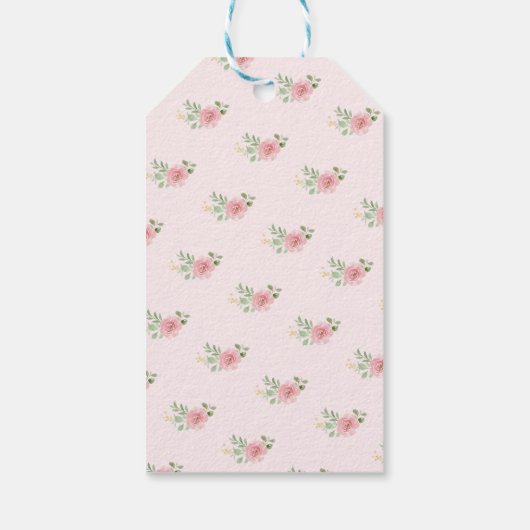 Theevisite Baby Shower Cadeaulabel (Achterkant)