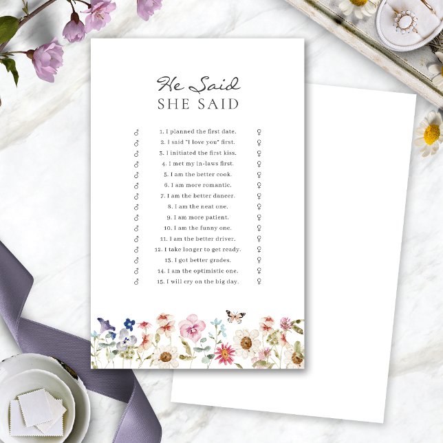 Theevisite Bruidsfeest spel (Tea Party Bridal Shower Game by Painted Paperie
)