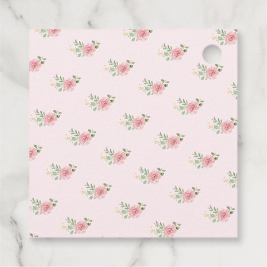 Theevisite Bruidsfeestje Bedankjes Labels (Achterkant)