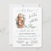 Theevisite Bruidsmeisjesfeestje Kaart (Voorkant)