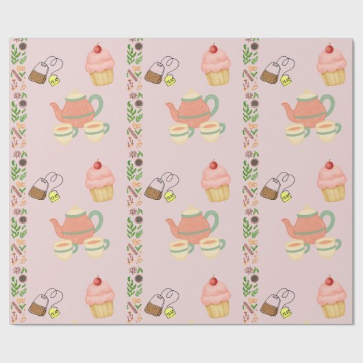 Theevisite Cadeaupapier (Vlak)
