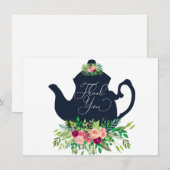 Theevisite Dankbetuiging Bedankkaart (Voorkant / Achterkant)