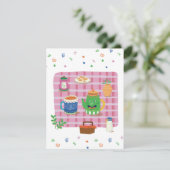 Theevisite Dankkaart Bedankkaart (Staand voorkant)