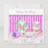 Theevisite-illustratie Kaart (Achterkant)