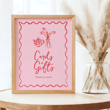 Theevisite Kaarten & Cadeaus Bord met Whimsical Sc