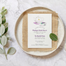 Theevisite Lavendel Gingham Feestje