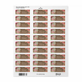 Theevisite Retouradreslabels Etiket (Full Sheet)