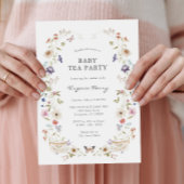 Theevisite Uitnodiging voor Babyfeestje