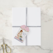 Theevisite voor Meisjes Cadeaulabel (Met Touw)