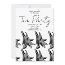 Theevisite Wilde Bloem Kunst