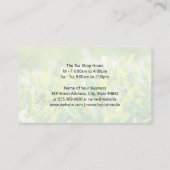 theewinkel | Tea Plant Fields Visitekaartje (Achterkant)