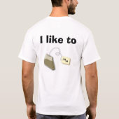 theezakje t-shirt (Achterkant)