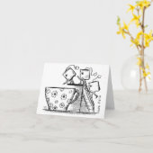 Theezakjes -- De Kaart van de nota (Gele Bloem)