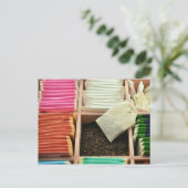 Theezakkaart Briefkaart (Staand voorkant)