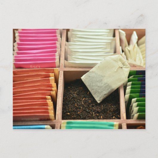 Theezakkaart Briefkaart (Voorkant)