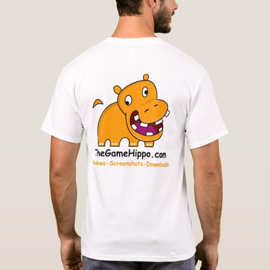 TheGameHippo T-shirt (Achterkant)