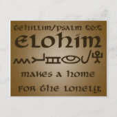 thehillim/psalm68:6 (Voorkant)