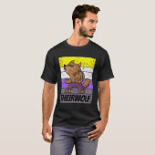 Theirwolf Nonbinary Pride Niet Binaire LHBTQ T-shirt (Voorkant volledig)