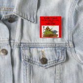 theïstische sprookje vierkante button 5,1 cm (In situ)